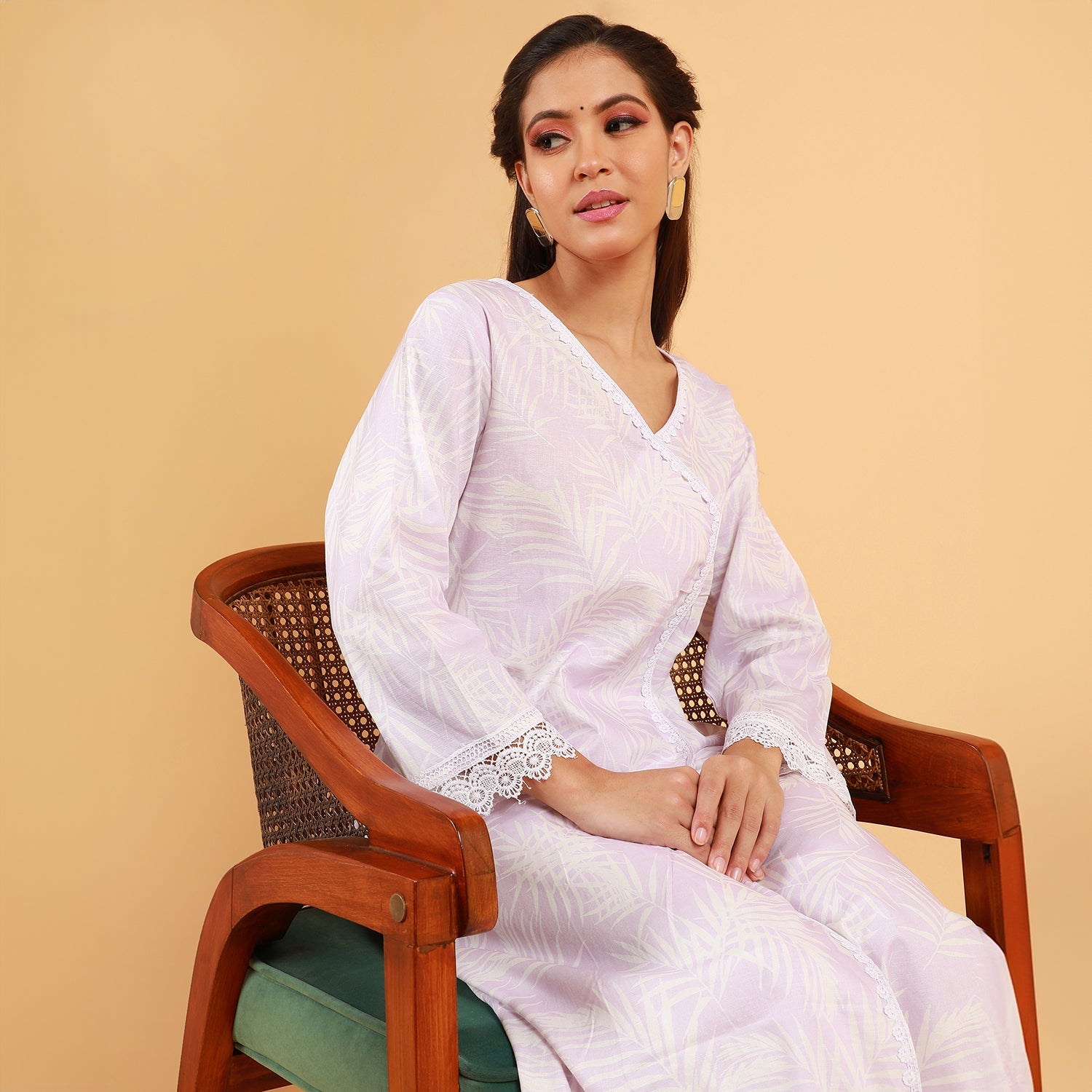 Soft Fern Kurta With Trousers