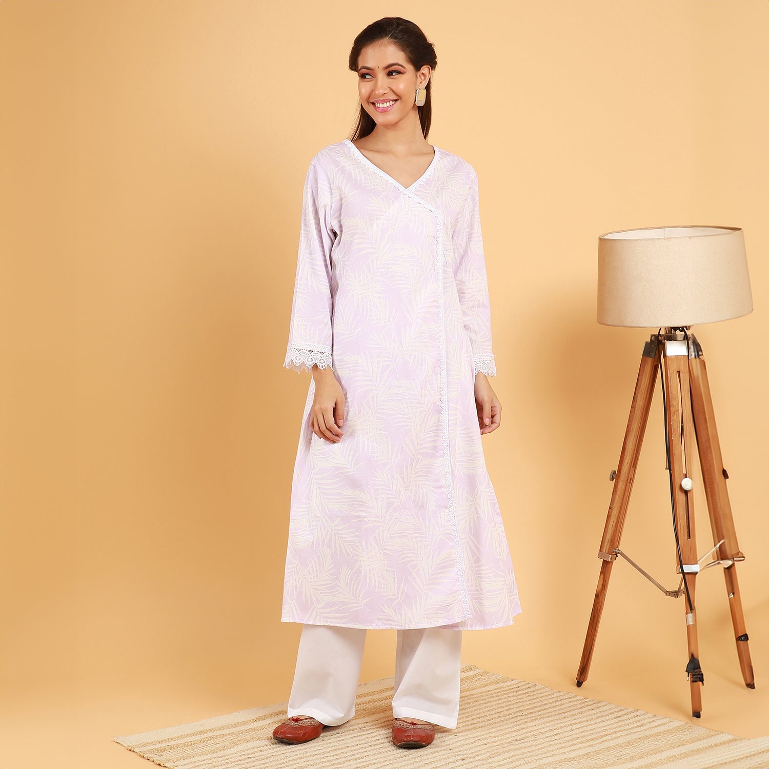 Soft Fern Kurta With Trousers