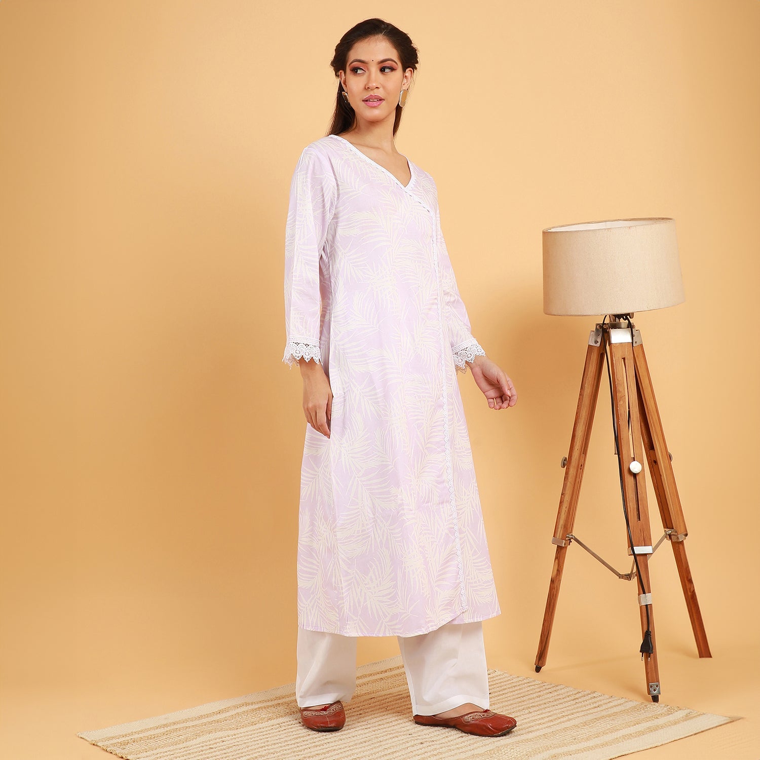 Soft Fern Kurta With Trousers