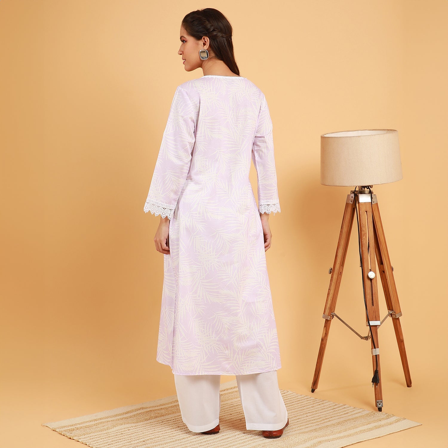 Soft Fern Kurta With Trousers