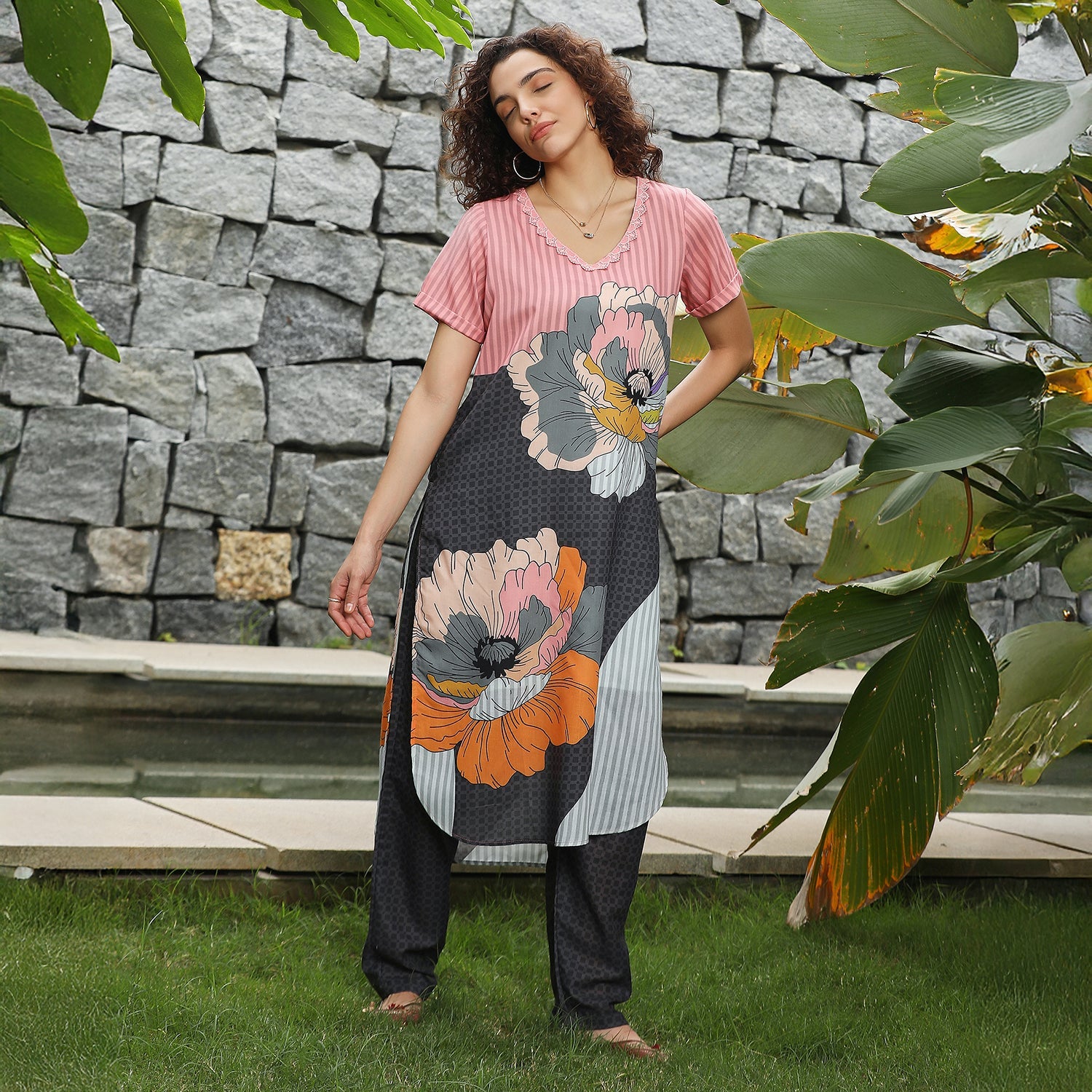 Chantilly Bloom Kurta Set