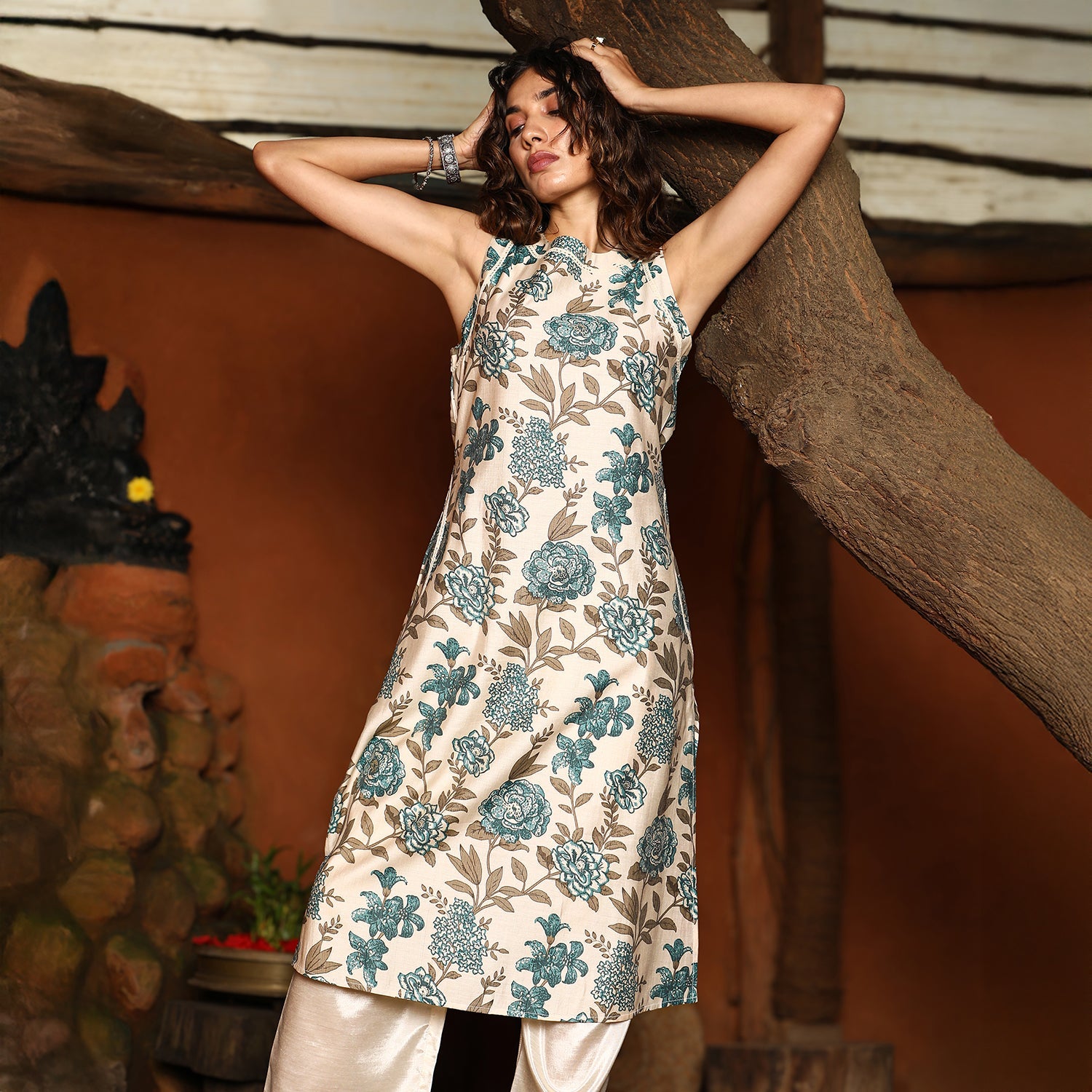 Botanical Vine Kurta Set