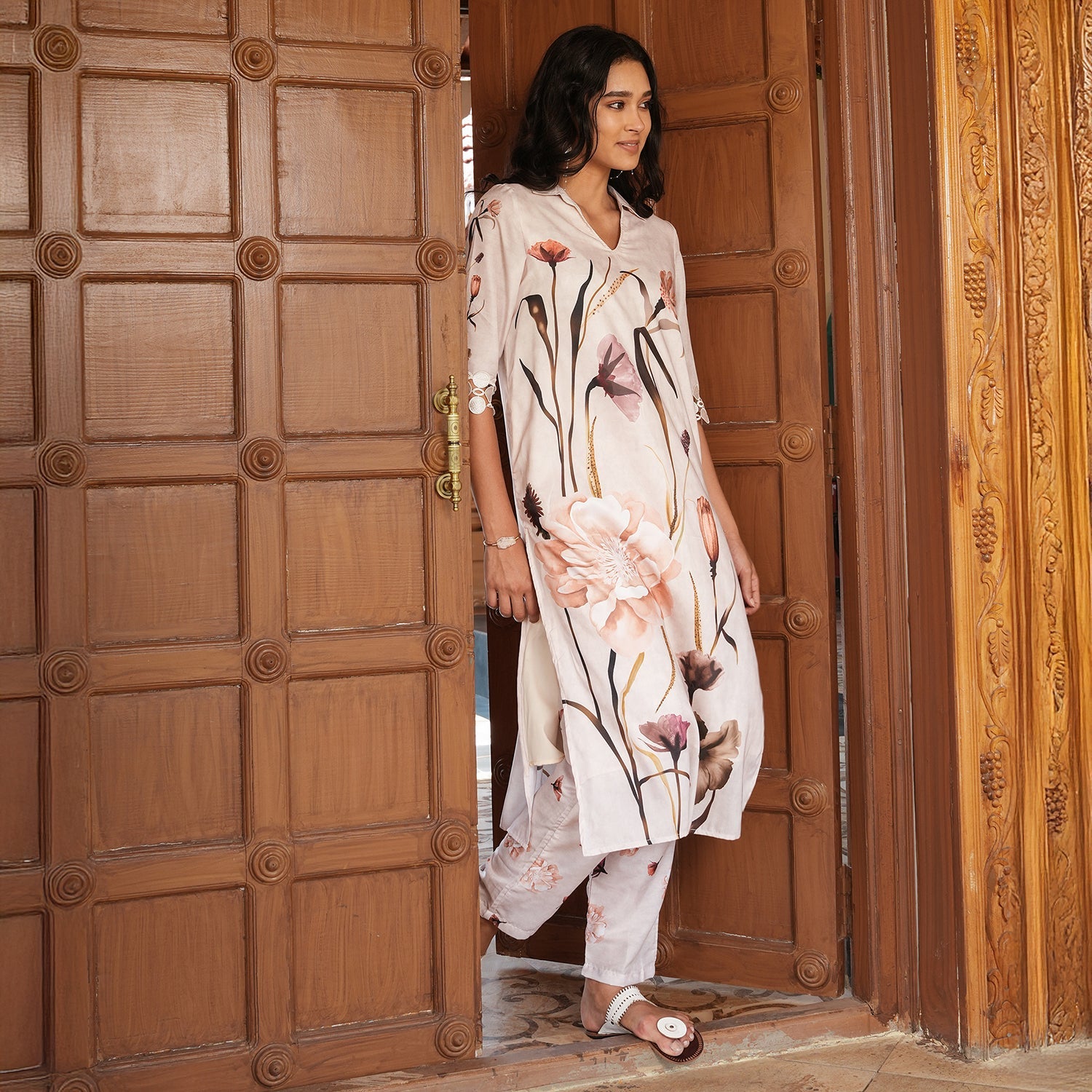 Bloomera Imprint Kurta Set