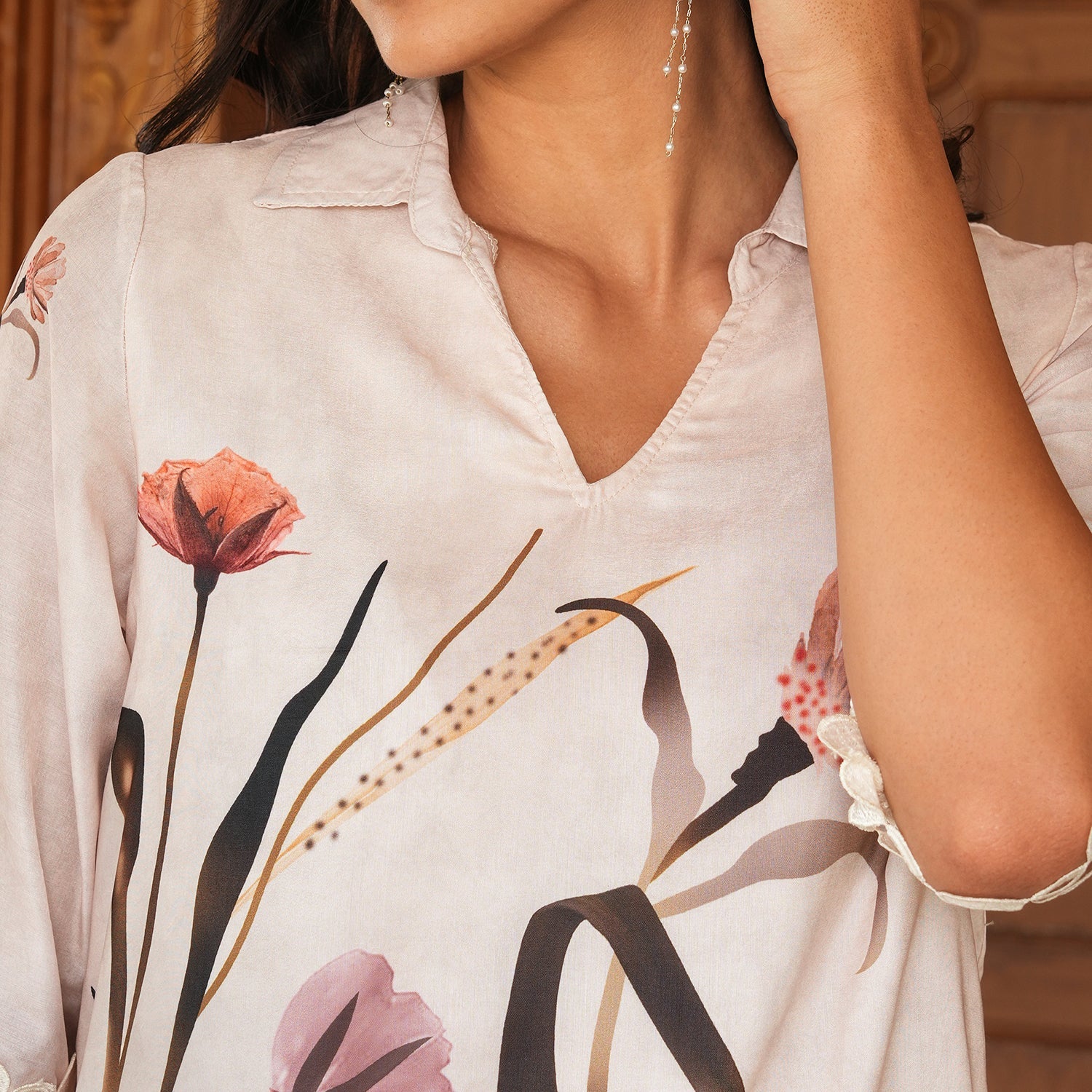 Bloomera Imprint Kurta Set