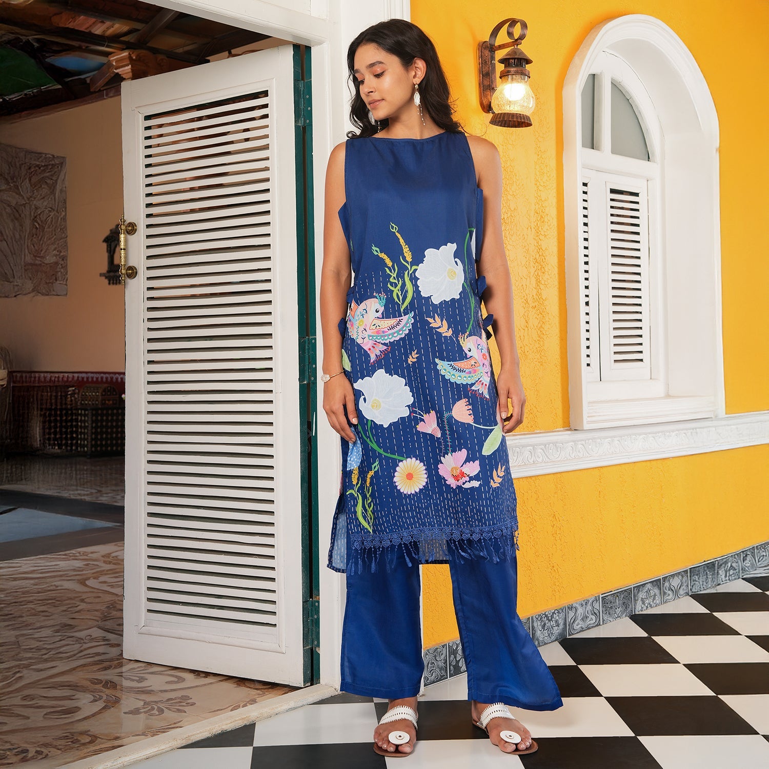 Edena Mural Kurta Set