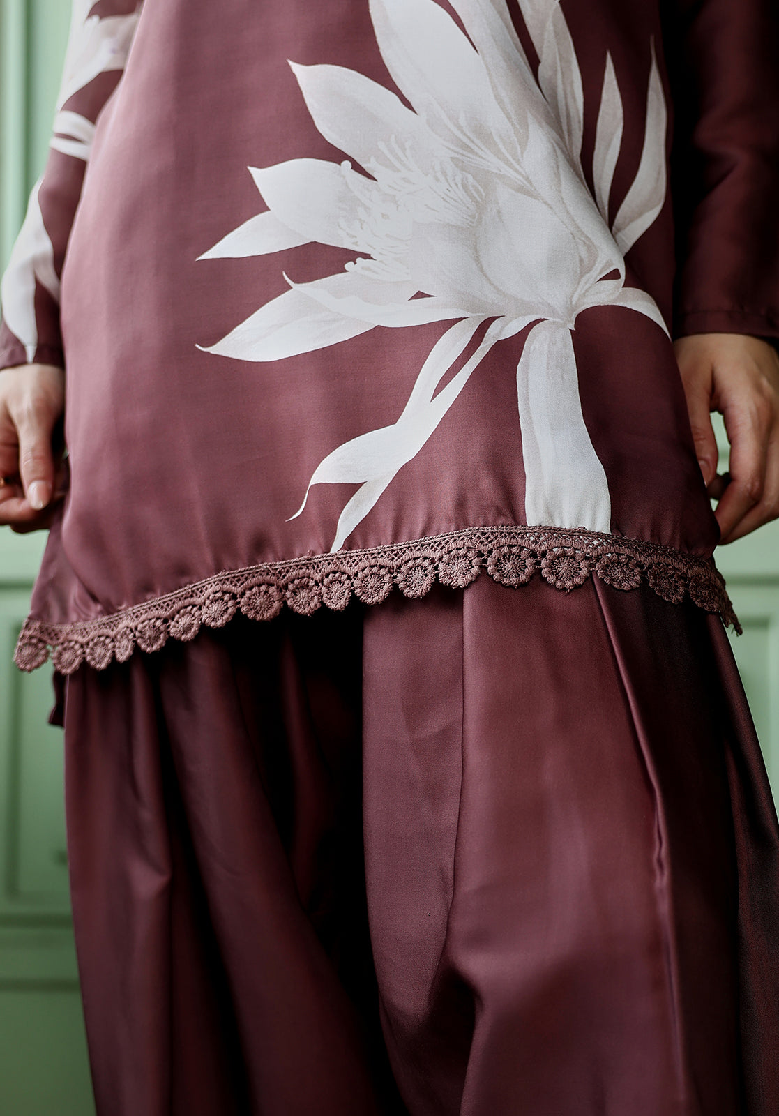 Wildflower-Block Imprint Kurta Set