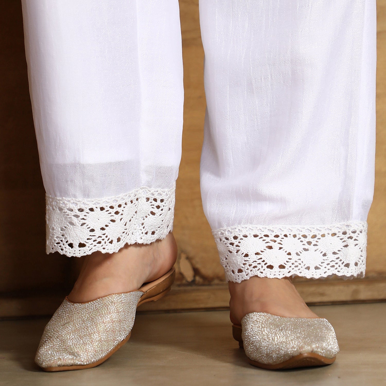 Threadwork Side-Slit Kurta Set
