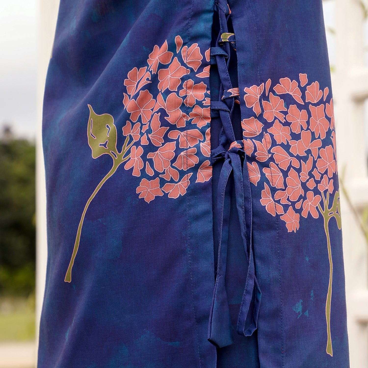 Bloom-Dye Imprint Kurta Set