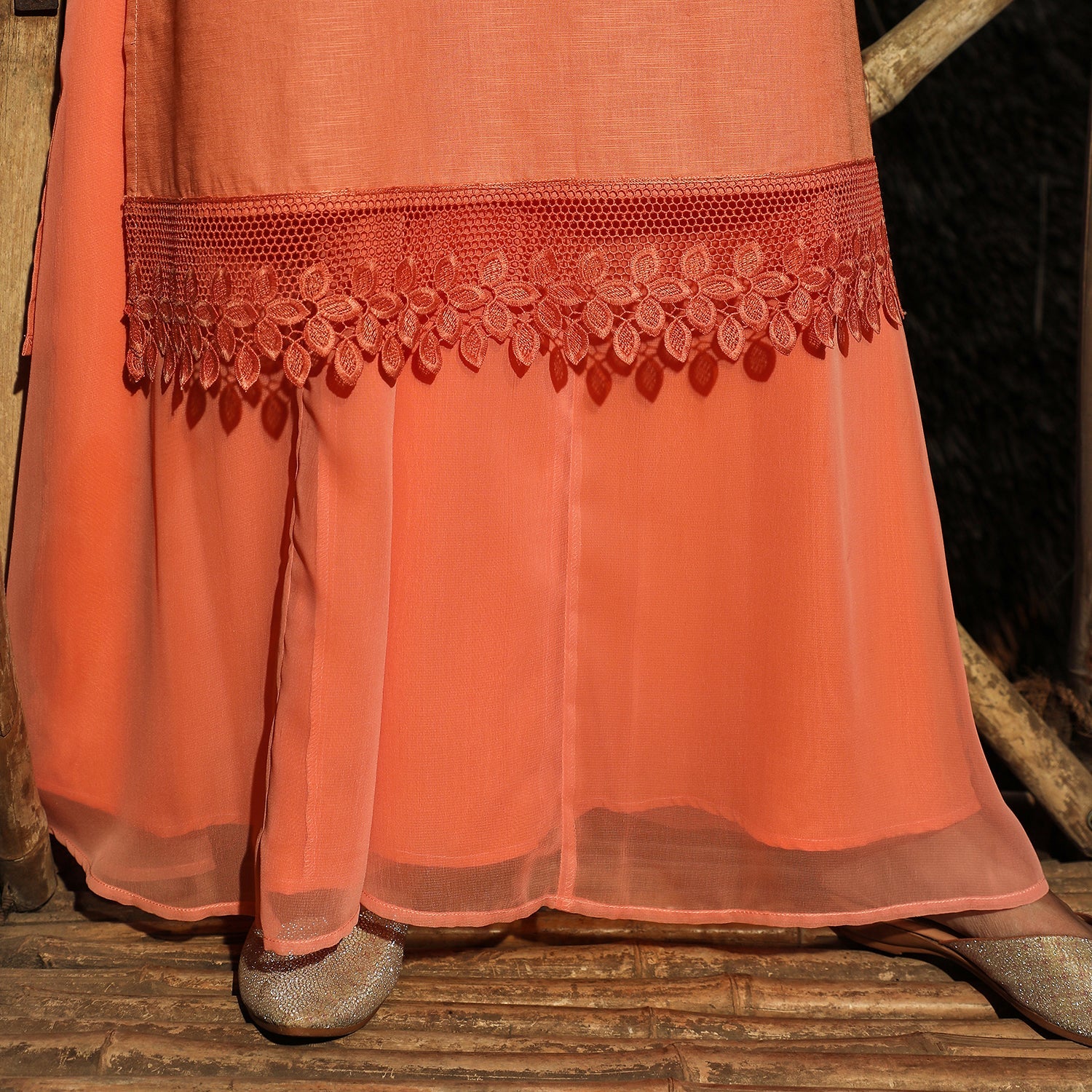 Flora Frill Kurta Set