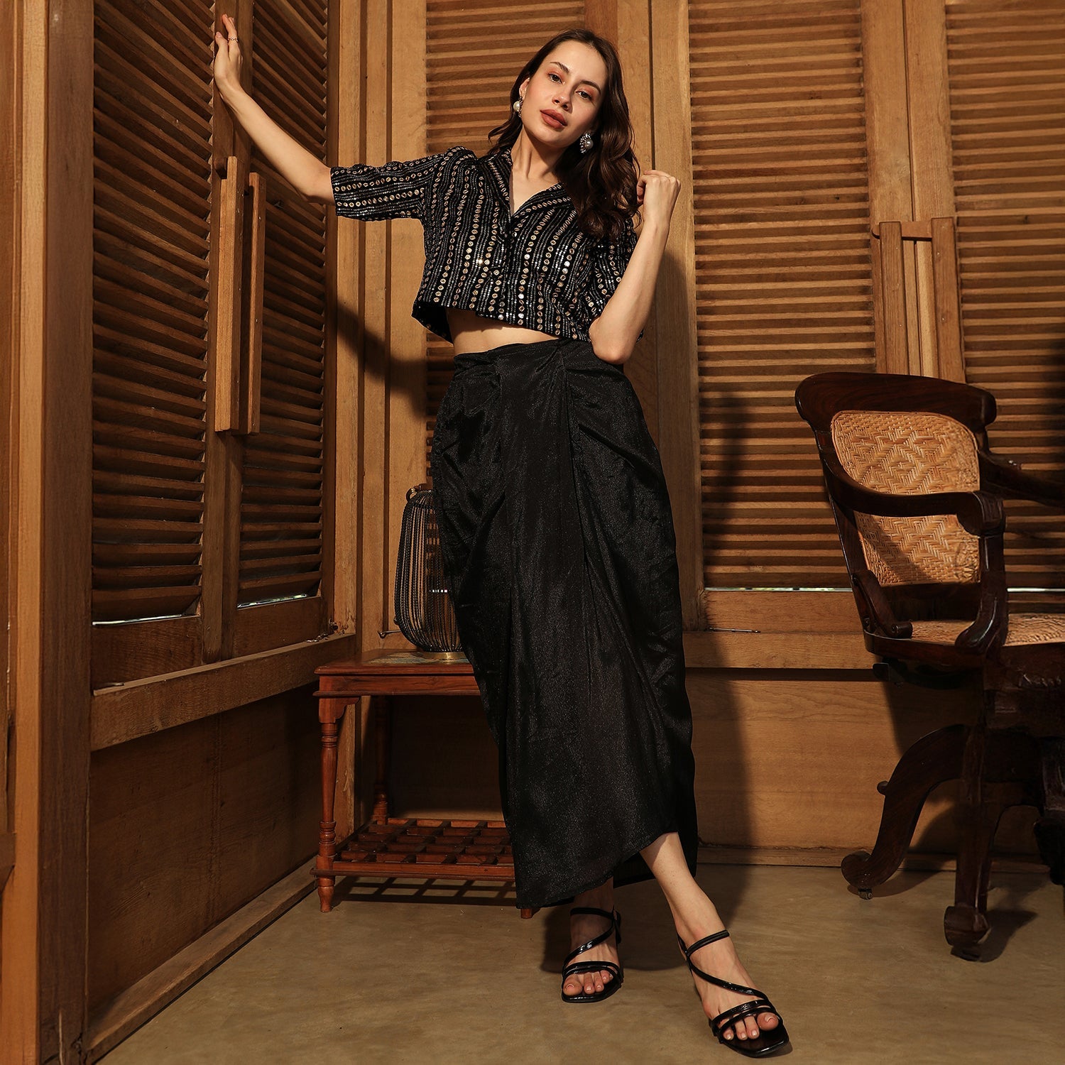 Aureate Mirror Co-Ord Set