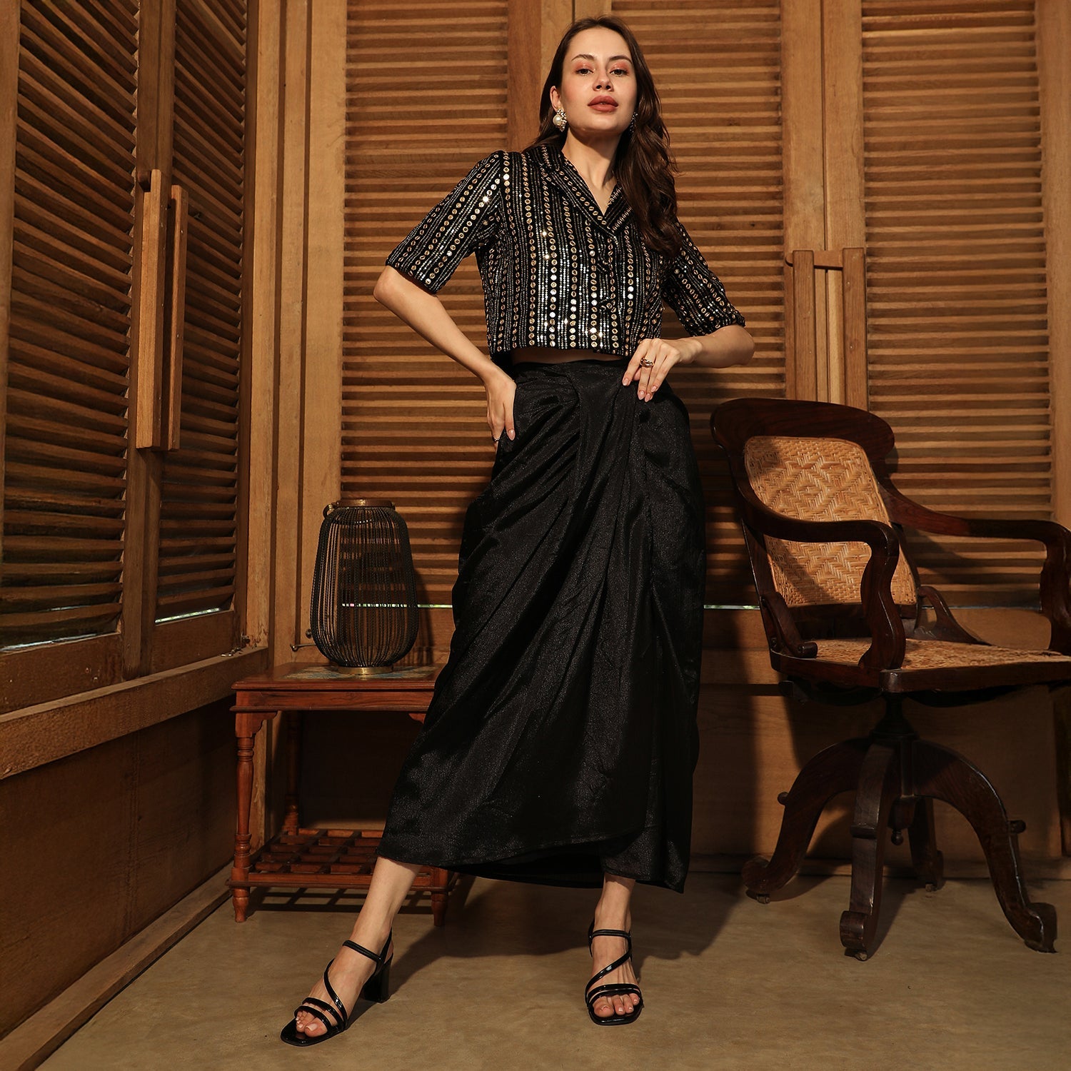 Aureate Mirror Co-Ord Set