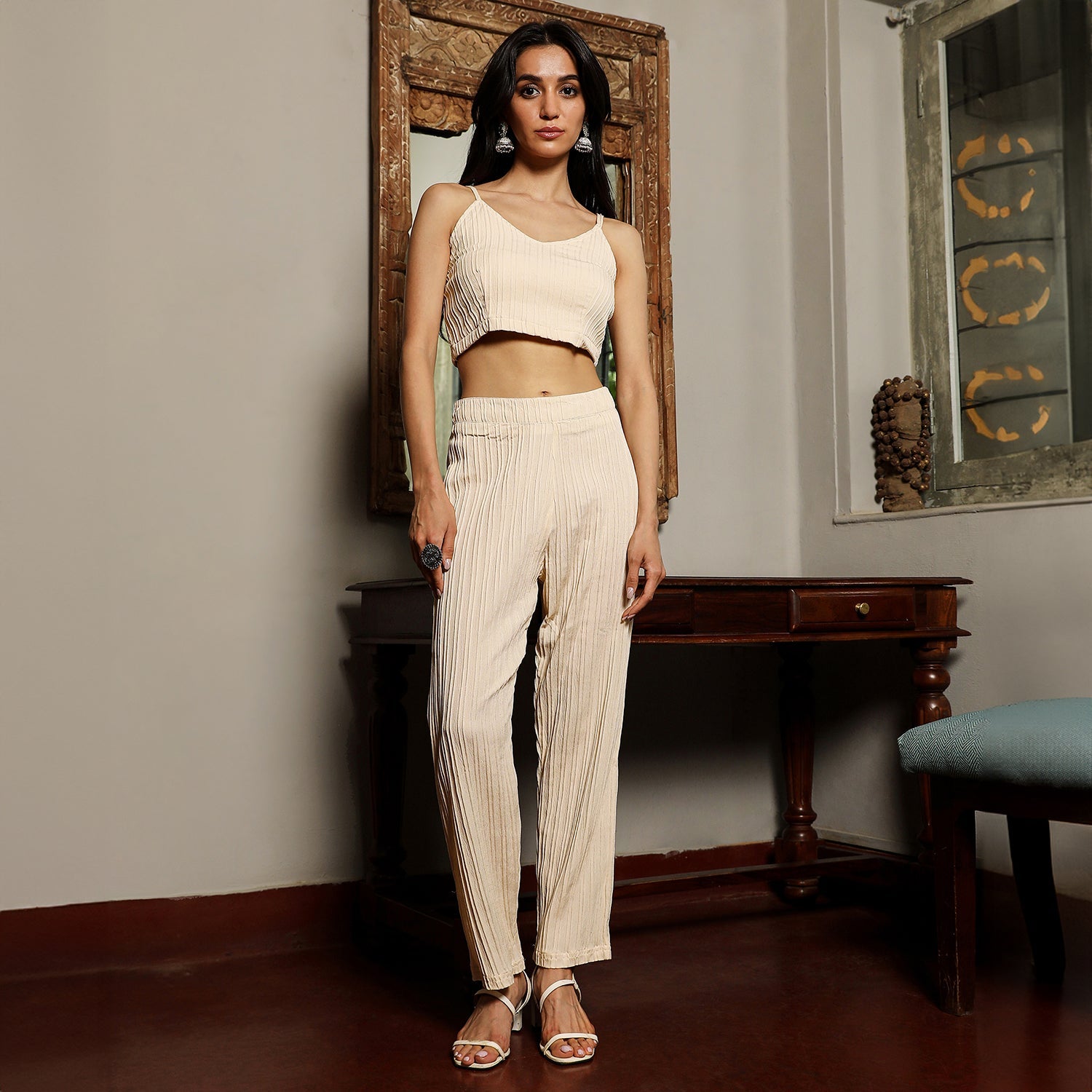 Sheer Geometric Co-Ord Set